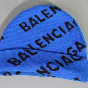 Balenciaga wool logo beanie